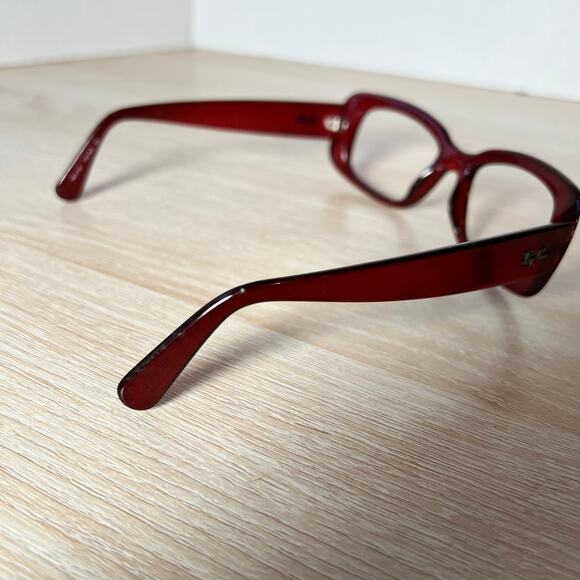 Ray-Ban RB4122 735/8G Sunglasses Red FRAMES ONLY Vintage - Picture 8 of 9